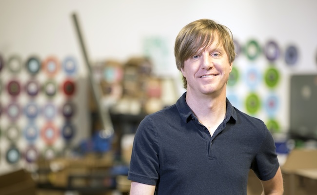 Environmental portrait of Daniel Geller