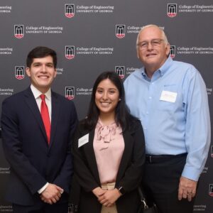 Ronnie Lee with Walton EMC scholarship recipients