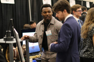 students with capstone project