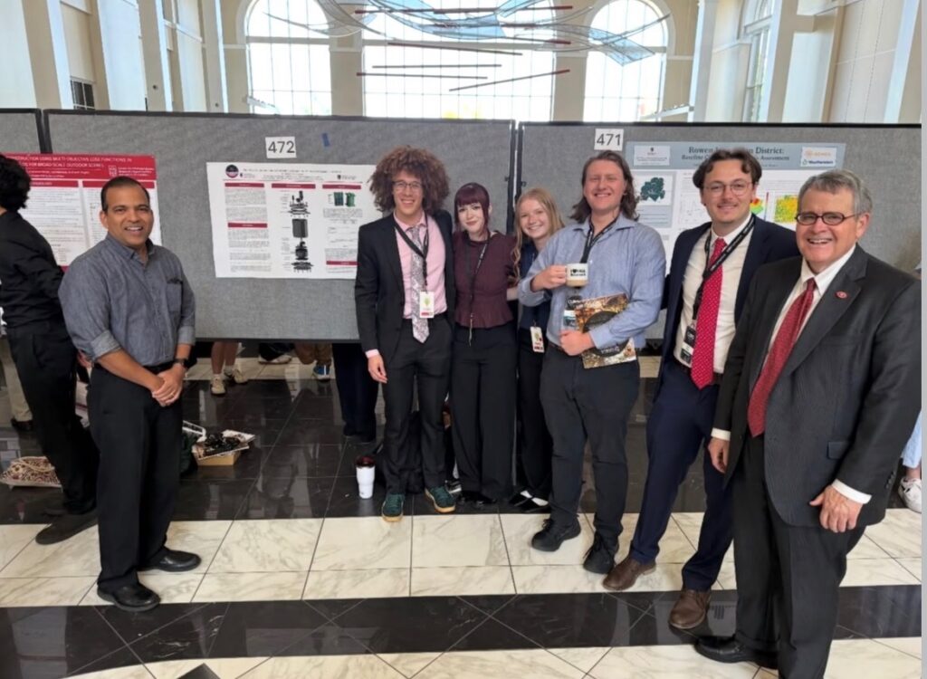 Carson Bove with project team