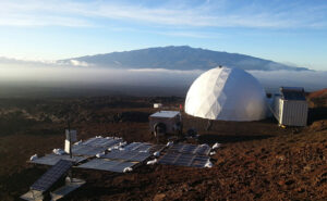 geodesic dome on Mauna Loa